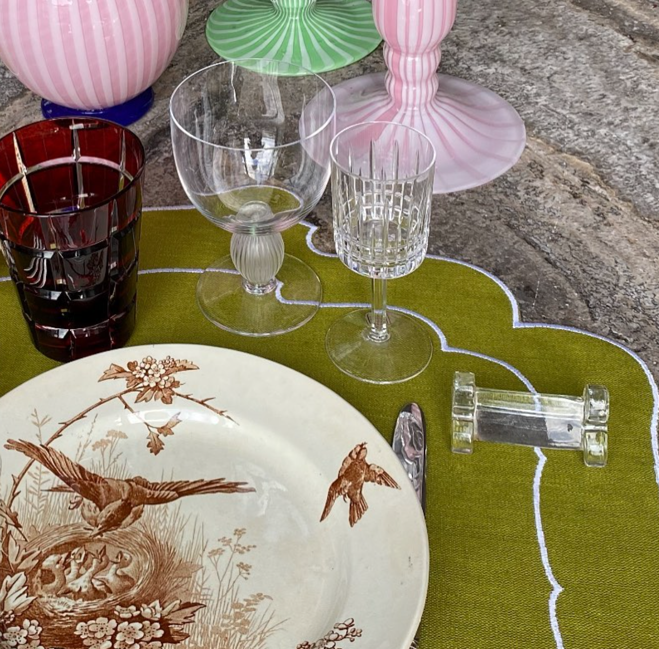 Verres à digestif cristal gravé (12 pcs)