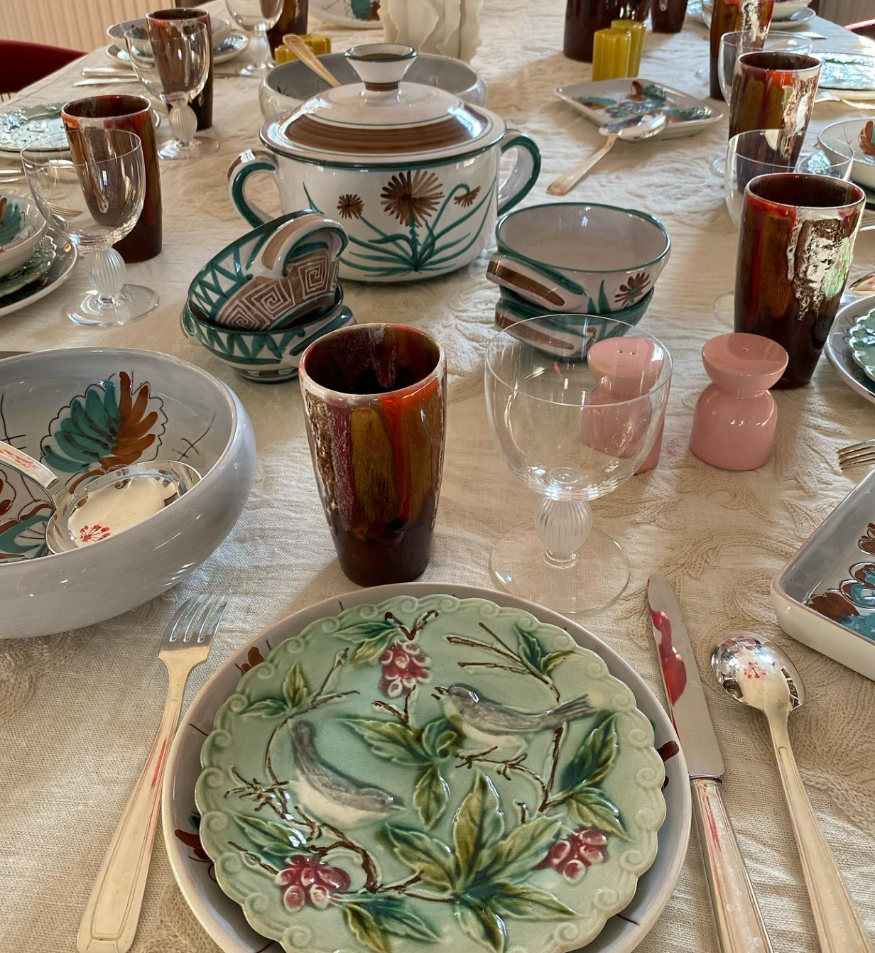 Service à orangeade (9pcs)