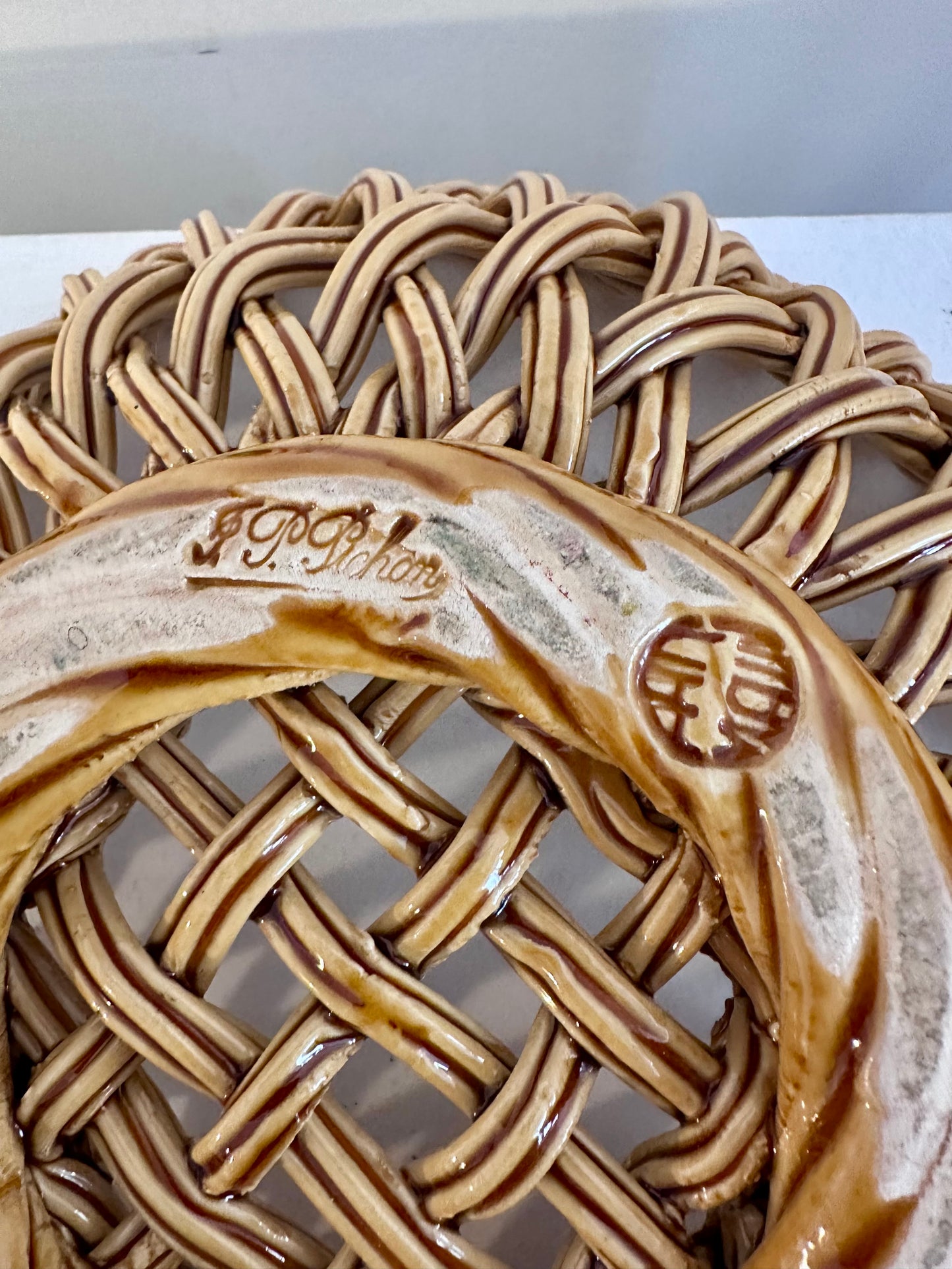 corbeille en céramique Pichon