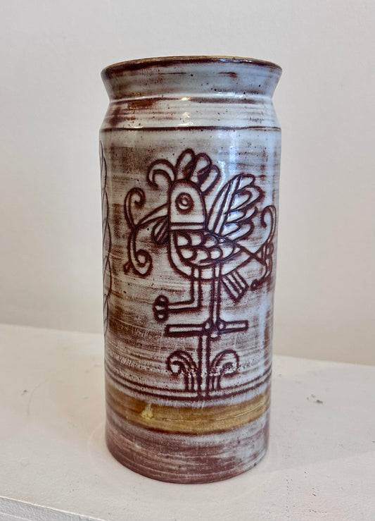 vase zoomorphe signé Michel  Barbier