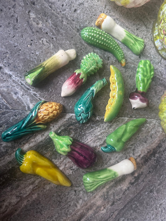 Porte Couteaux legumes vintage