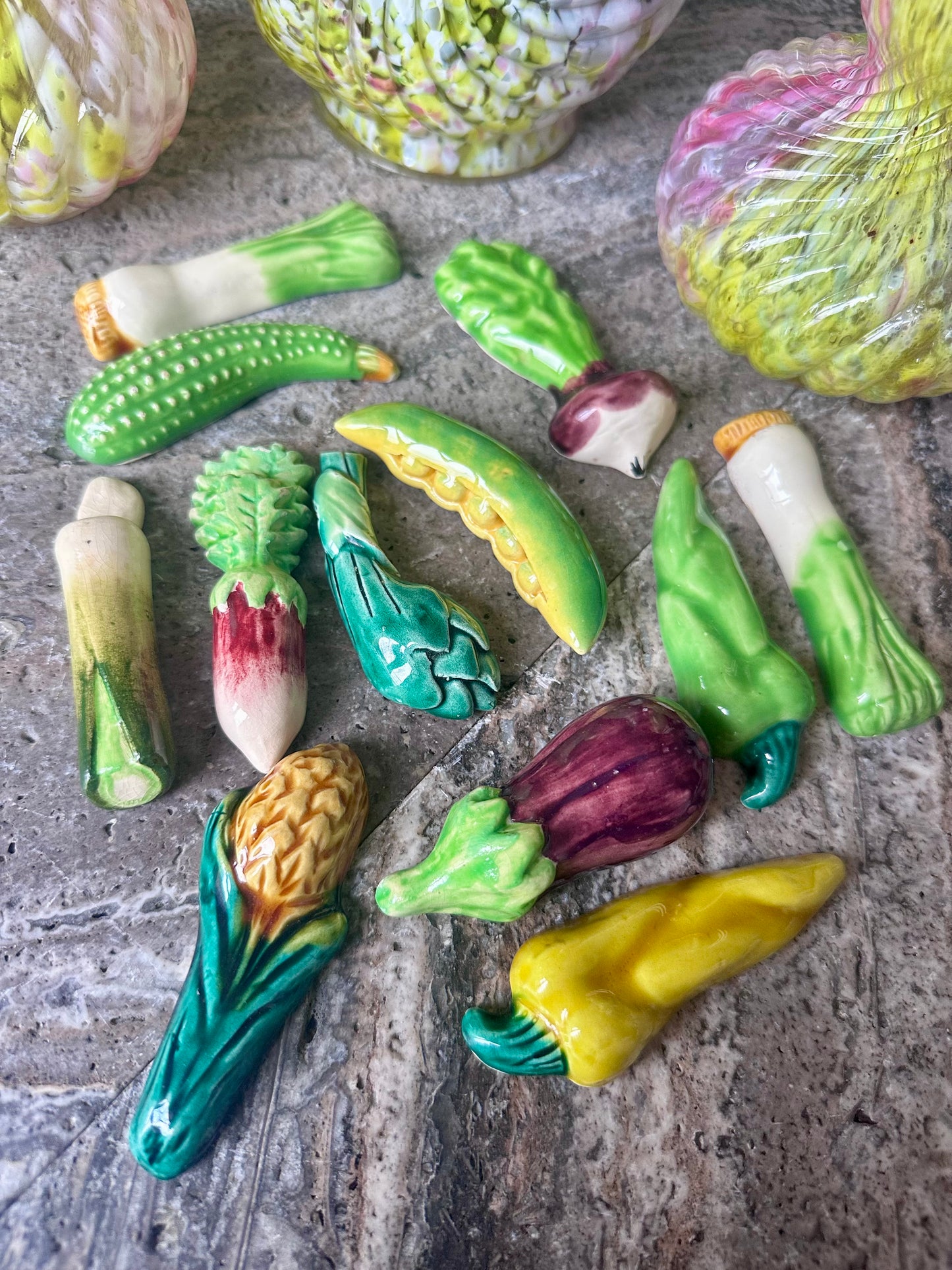 Porte Couteaux legumes vintage
