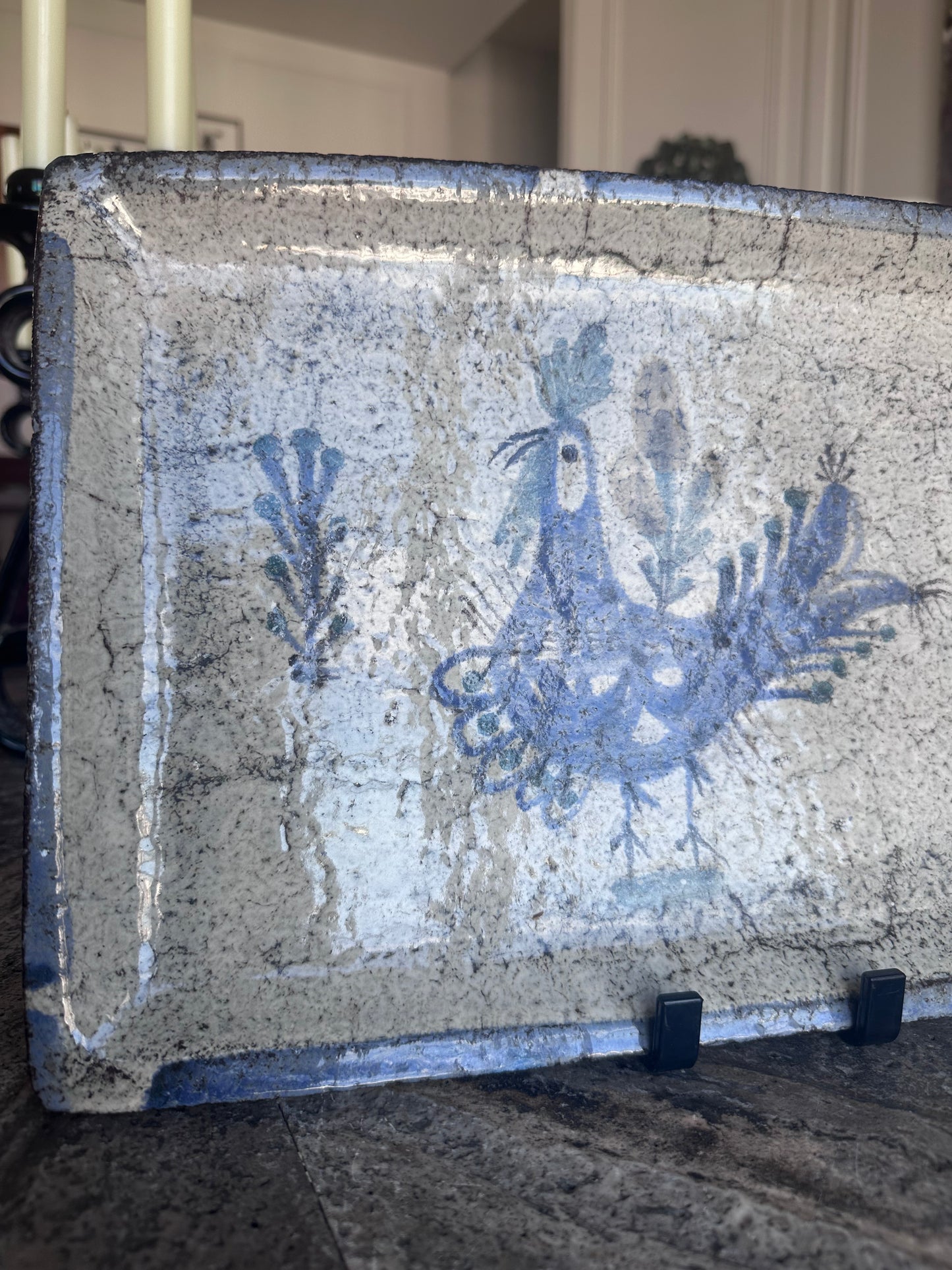 Plat  Gustave Reynaud . Atelier Le Murier